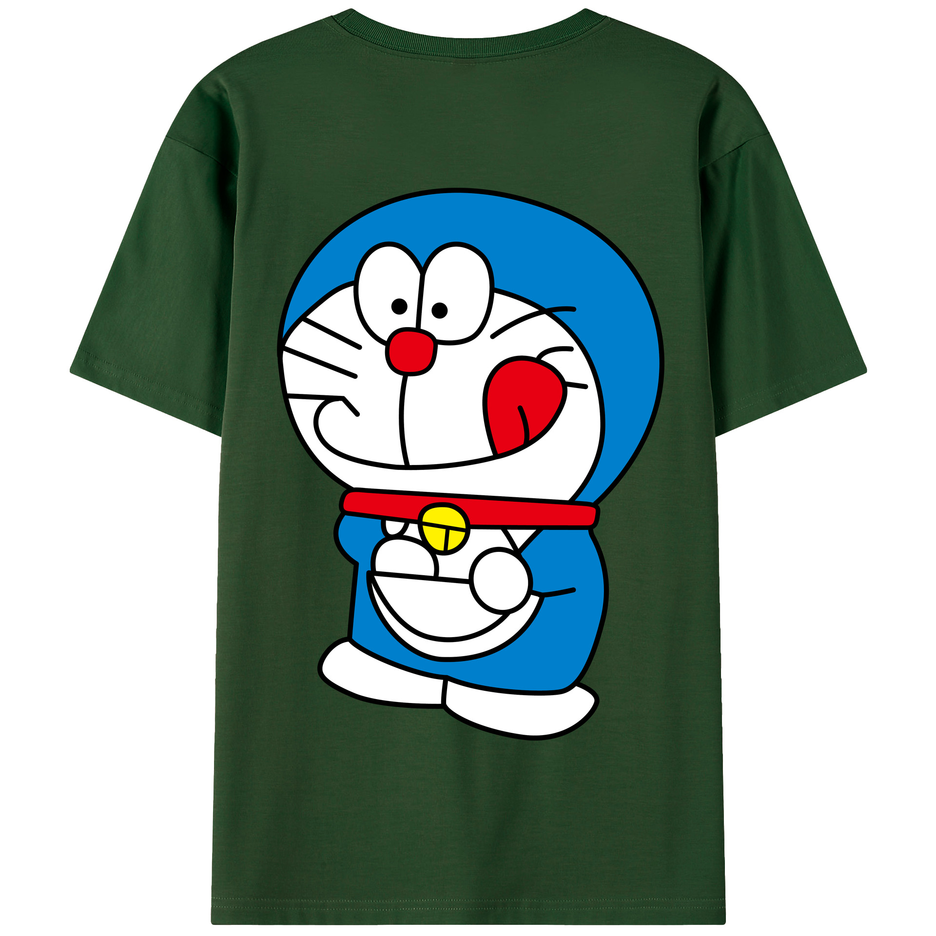 （画像用） ドラえもん Doraemon 綿100％半袖Tシャツ（背面プリント）